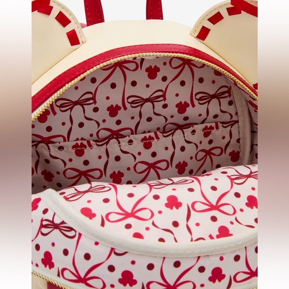 NEW Loungefly Disney Minnie Mouse Red Lace
Polka Dot Mini Backpack main image 4